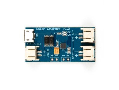 Placa carregadora solar mini CN3065 500 mA para LiPo - Imagem 1