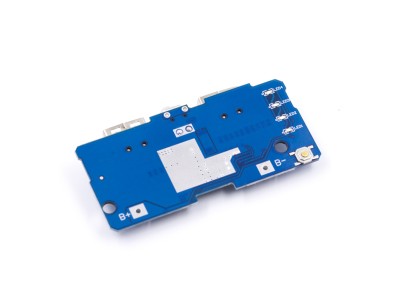 M&oacute;dulo PCB carregador e conversor boost (step-up) 3,7V para 5V 2A com dupla entrada Micro USB e LED para bateria 18650 DIY - Imagem 4