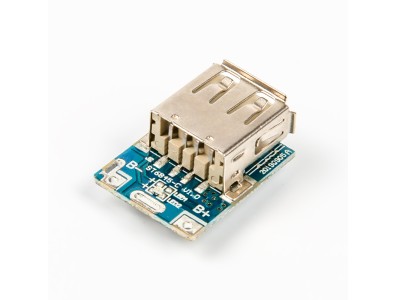 M&oacute;dulo Step-Up 5V, placa de carregamento e prote&ccedil;&atilde;o para bateria de l&iacute;tio, conversor boost com display LED e entrada USB 134N3P - Imagem 5