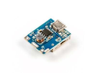 M&oacute;dulo Step-Up 5V, placa de carregamento e prote&ccedil;&atilde;o para bateria de l&iacute;tio, conversor boost com display LED e entrada USB 134N3P - Imagem 6