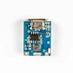 M&oacute;dulo Step-Up 5V, placa de carregamento e prote&ccedil;&atilde;o para bateria de l&iacute;tio, conversor boost com display LED e entrada USB 134N3P