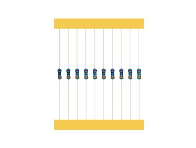 Resistor de Filme Met&aacute;lico em Tira 4,7K 1/8W 1% (1 un) Acess&oacute;rio para Arduino - Imagem 1