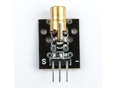 M&oacute;dulo sensor laser KY-008 650 nm 6 mm 5 V para Arduino - Imagem 3