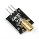 M&oacute;dulo sensor laser KY-008 650 nm 6 mm 5 V para Arduino - Thumb - 1