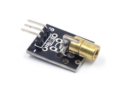 M&oacute;dulo sensor laser KY-008 650 nm 6 mm 5 V para Arduino - Imagem 6