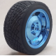 Roda azul 83 mm grande com superf&iacute;cie de 35 mm de largura - Thumb - 1