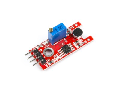 M&oacute;dulo sensor de som KY-038 com microfone pequeno para Arduino - Imagem 2