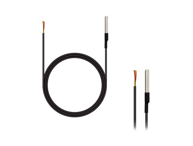 Sensor t&eacute;rmico digital DS18B20 IP67 &agrave; prova d'&aacute;gua cabo 1 m 26 AWG com chip original - Imagem 3
