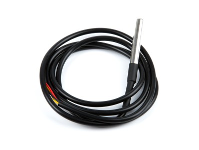 Sensor t&eacute;rmico digital DS18B20 IP67 &agrave; prova d'&aacute;gua cabo 1 m 26 AWG com chip original - Imagem 1