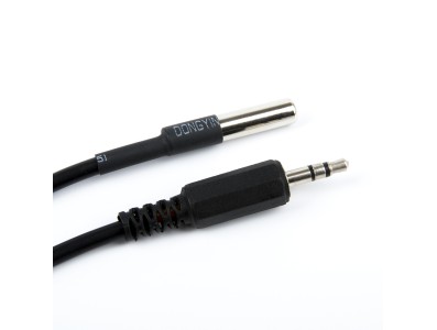 Sonda de temperatura DS18B20 IP67 com conector de &aacute;udio 3,5 mm para Arduino - Imagem 1