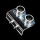 Suporte fixo em acr&iacute;lico para m&oacute;dulo ultrass&ocirc;nico HC-SR04, fixa&ccedil;&atilde;o por parafuso - Thumb - 2