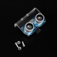 Suporte fixo em acr&iacute;lico para m&oacute;dulo ultrass&ocirc;nico HC-SR04, fixa&ccedil;&atilde;o por parafuso - Thumb - 5