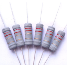 Resistor 1W 5% em saco solto, 1 &Omega; a 10 M&Omega; com valores identificados, pedido m&iacute;nimo 500 unidades