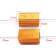 Resistor RX24-5W 5W 5% com carca&ccedil;a de alum&iacute;nio dourada para Arduino - Thumb - 1