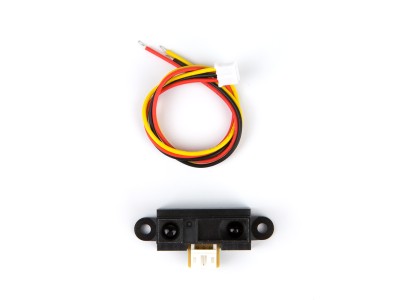 Sensor de Dist&acirc;ncia IR GP2Y0A21YK0F 10&ndash;80 cm para Arduino + Cabo - Imagem 3