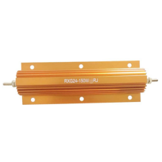 Resistor de alta pot&ecirc;ncia RX24 150W 5% carca&ccedil;a em alum&iacute;nio dourado