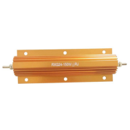 Resistor de alta pot&ecirc;ncia RX24 150W 5% carca&ccedil;a em alum&iacute;nio dourado