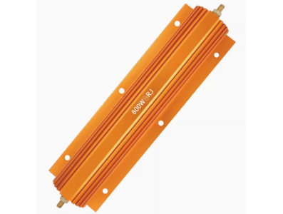Resistor RX24 800 W 5% alta pot&ecirc;ncia com inv&oacute;lucro em alum&iacute;nio dourado - Imagem 1