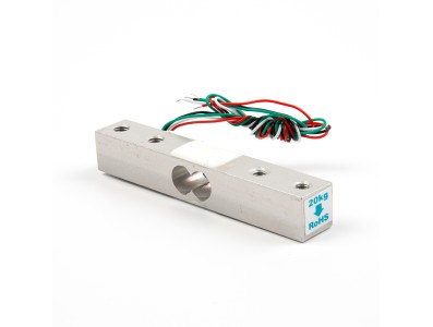 C&eacute;lula de carga (Load Cell) 20 kg YZC-133 com fios - Imagem 1