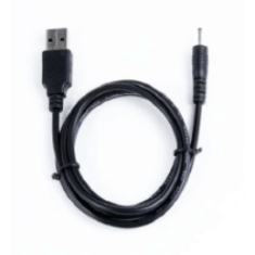 Cabo USB de carregamento DC com plug 3,5 mm, 0,7 m