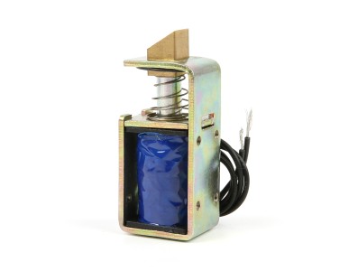 Solenoide tipo Open Frame JF-S0837DL 12 V DC 1 A 10 mm curso 15 N - Imagem 4