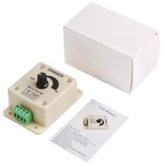 Dimmer manual com bot&atilde;o ajust&aacute;vel 12V a 24V 8A, acess&oacute;rio para Arduino