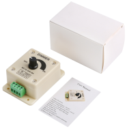 Dimmer manual com bot&atilde;o ajust&aacute;vel 12V a 24V 8A, acess&oacute;rio para Arduino