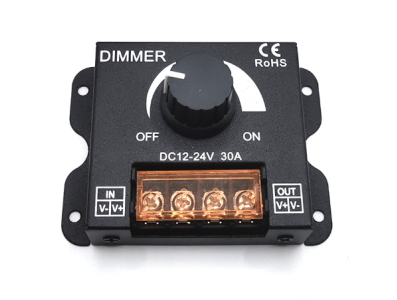 Controlador e interruptor LED DC 12V/24V 30A - Imagem 1