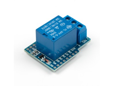 M&oacute;dulo rel&eacute; 1 canal com acionamento por n&iacute;vel alto para D1 Mini WiFi - Imagem 3