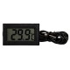 Term&ocirc;metro digital com display LCD e fio 1 m, preto, acess&oacute;rio Arduino - Thumb - 1