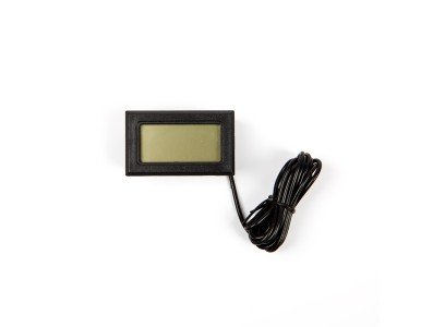 Detector e term&ocirc;metro digital de &aacute;gua TPM-10 com LCD, preto e cabo de 1 m - Imagem 2