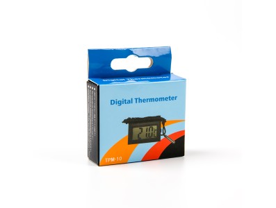 Detector e term&ocirc;metro digital de &aacute;gua TPM-10 com LCD, preto e cabo de 1 m - Imagem 1