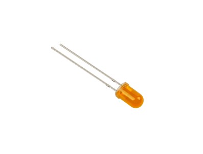 LED difuso laranja 5 mm com pernas de 28 mm para Arduino - Imagem 3