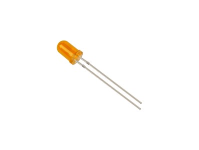 LED difuso laranja 5 mm com pernas de 28 mm para Arduino - Imagem 5