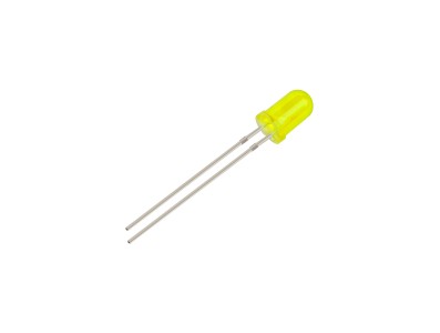 LED amarelo 3 mm com perna de 28 mm, acess&oacute;rio para Arduino - Imagem 4