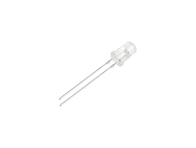 LED vermelho 5 mm, lente transparente, 2000 a 3000 mcd, pinos 28 mm - Imagem 4