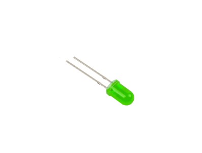 LED 5 mm verde com pino de 18 mm - Imagem 3