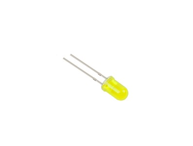 LED amarelo 5 mm com pernas de 18 mm - Imagem 3