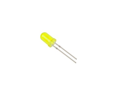 LED amarelo 5 mm com pernas de 18 mm - Imagem 4