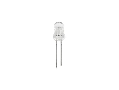 LED branco 5 mm, perna 18 mm - Imagem 3