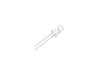 LED branco 5 mm, perna 18 mm - Imagem 4