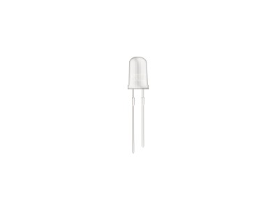 LED branco 5 mm, perna 18 mm - Imagem 6