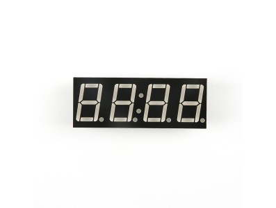 Display LED 7 segmentos 4 d&iacute;gitos 0,56'' vermelho c&aacute;todo comum 12 pinos com rel&oacute;gio - Imagem 1