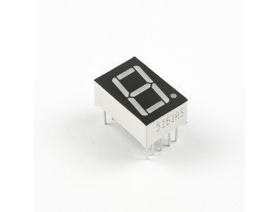 Display LED 7 segmentos 1 d&iacute;gito 0,56 polegada vermelho 10 pinos - Imagem 3