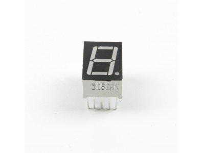 Display LED 7 segmentos 1 d&iacute;gito 0,56 polegada vermelho 10 pinos - Imagem 4