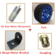 Kit self-balancing, roda 65 mm, motor 280 rpm 6 V, suporte e acoplamento 4 mm - Thumb - 1