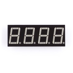 Display LED 7 segmentos 4 d&iacute;gitos 0,56'' vermelho c&aacute;todo comum (CC) 12 pinos Acess&oacute;rio para Arduino