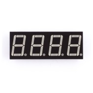 Display LED 7 segmentos 4 d&iacute;gitos 0,56'' vermelho c&aacute;todo comum (CC) 12 pinos Acess&oacute;rio para Arduino