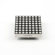 Matriz 8x8 de LEDs vermelha 64 LEDs 3 mm CA 80 mcd 32 x 32 mm