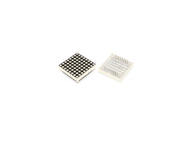 Matriz de LEDs 8x8 vermelha 64 LEDs 3 mm c&aacute;todo comum (CC) 80 mcd 32 x 32 mm - Imagem 2